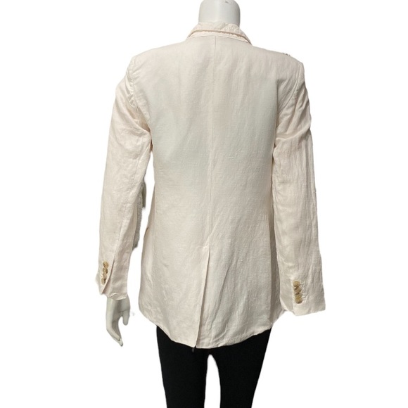 NWOT Babaton Cross Breath Cream Blazer Size 6 - Picture 6 of 16